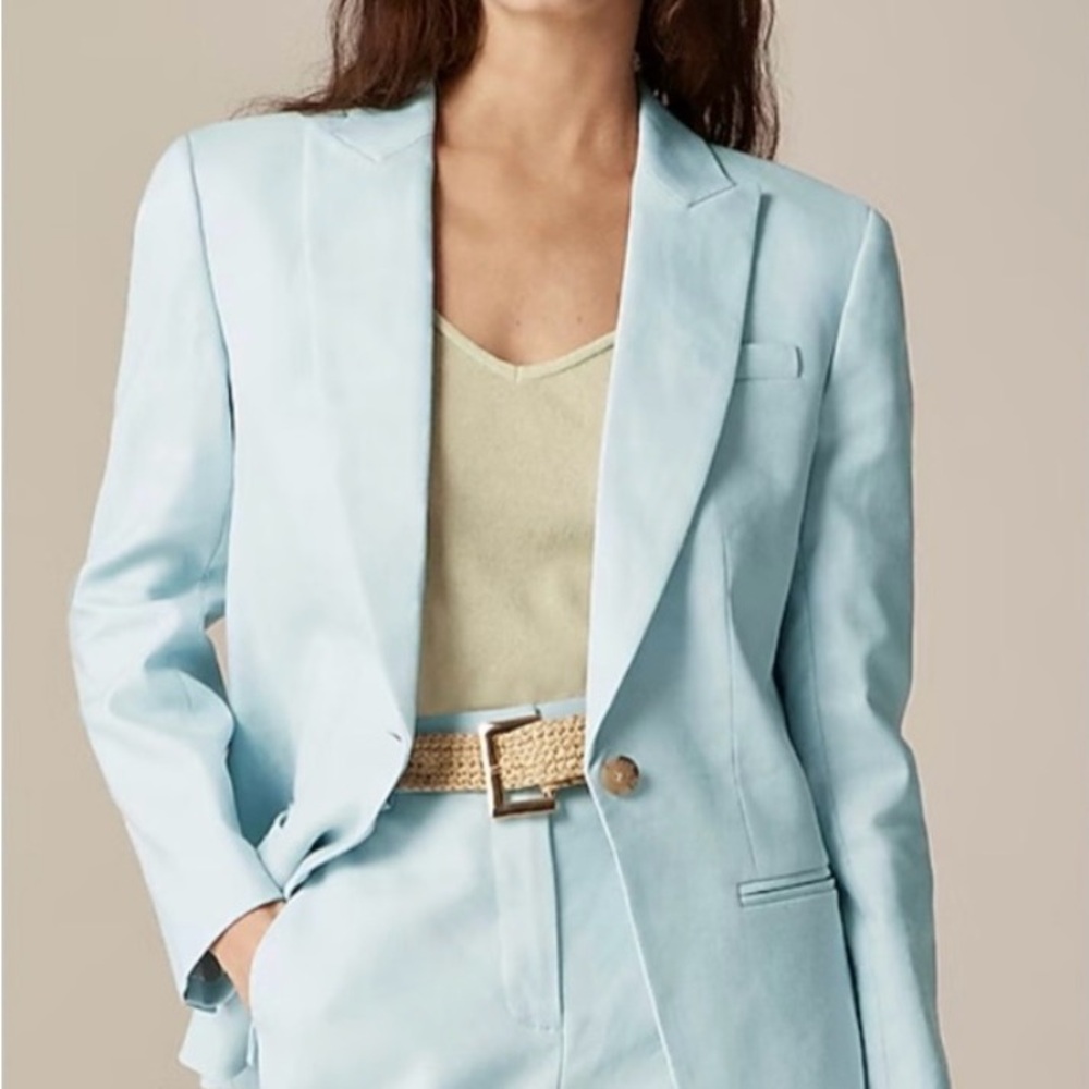 J. Crew Edgewater Blue Women's Blazer NWT Size 4
